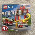 Produktbild: LEGO CITY: Feuerwehrstation und Löschauto (60375)