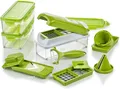Produktbild: Genius Gemüseschneider Genius Nicer Dicer Smart Julietti, 16 Teile, Gemüseschneider, 16 Teile Würfel, Stifte, Gemüsehobel mit 800 ml Fassungsvolumen