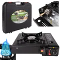 Produktbild: Campingkocher 1 flammig Gaskocher im Koffer mit Adapter für Gasflaschen