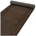 Produktbild: ANRO Läufer Teppich Flurläufer Läufer Textil PASSAT, Eckig, Höhe: 5 mm, Textil braun 67 cm x 180 cm x 5 mm