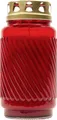 Produktbild: Bolsius Grablicht mit Deckel 17 cm rot