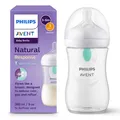 Produktbild: Philips Babyflasche Natural Response – Babyflasche mit AirFree Ventil, 260 ml...