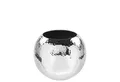 Produktbild: Fink Dekovase MOON Vase - H. 16cm x Ø 20cm - silber - Eisen - Blumenvase - Deko (Blumenbehälter - Blumengefäß), Elegante Blumenvase - Dekovase & Ziervase für stilvolle Akzente
