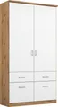 Produktbild: rauch Kleiderschrank Kleiderschrank Schrank Garderobe deckenhoher Schrank BREMEN in vielen Farben und Ausführungen MADE IN GERMANY