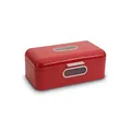 Produktbild: Echtwerk Brotkasten, Retro-Brotbox aus Metall mit Sichtfenster, Platzsparende Aufbewahrungsbox, Brotkorb mit Deckel, rot, 42, 5 x 23, 8 x 17 cm, Big