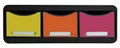 Produktbild: Exacompta 318798D Toolbox Iderama mit 3 Schubladen aus Recycling-Kunststoff zur Aufbewahrung kleiner Utensilien 27 x 35,5 x 13,5 cm. Ideal für Büro und Schreibtisch. Blauer Engel schwarz|bunt