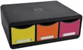 Produktbild: Exacompta TOOLBOX Ablagemodul 3 Schubladen Regenbogen 13,5 cm hoch