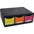 Produktbild: Exacompta TOOLBOX, Ablagemodul mit 3 Schubladen - Regenbogen - 318798D