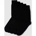 Produktbild: BOSS Socken mit Label-Detail im 5er-Pack in Black, Größe 39-42