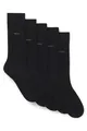 Produktbild: BOSS Herren 5p Uni Color Cc Herrensocken, Black1, 39-42 EU