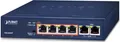 Produktbild: PLANET 4-Port 10/100TX 802.3at POE + Unmanaged Fast Ethernet (10/100) Power over Ethernet (PoE) Blau (FSD-604HP-SD)
