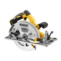 Produktbild: DEWALT XR 18V Bürstenloser 184mm Handkreissäge, Führungsschienen-kompatibel, 58mm Schnitttiefe, Werkzeuglose Einstellung, TSTAK Koffer, LED, AirLock Staubabsaugung, Solo-Gerät – DCS572NT-XJ