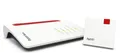 Produktbild: FRITZ! Mesh Set 7530 AX + 1200 AX, Rot, Weiß, Intern, Mesh-System, Dual-Band (2,4 GHz/5 GHz), Wi-Fi 6 (802.11ax), 2400 Mbit/s