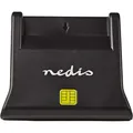 Produktbild: Nedis RDRU2SM3BK Intelligenter Kartenleser, Schwarz, USB 2.0 (USB 2.0) (CRDRU2SM3BK)