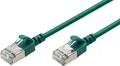 Produktbild: DIGITUS Slim Patchkabel Kat. 6A F/FTP grün 1,5 m
