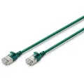 Produktbild: DIGITUS CAT 6A F-FTP slim, LSZH AWG 32/7, length 1,5m, Green
