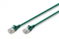 Produktbild: Digitus CAT 6A F-FTP Slim Patchkabel, 1,5m, Grün