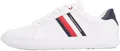 Produktbild: Tommy Hilfiger Herren Cupsole Sneaker Essential Leather Low Top, Weiß (White), 44