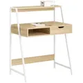 Produktbild: SoBuy Schreibtisch, Natur, Holzwerkstoff, 81x100x50 cm, Arbeitszimmer, Schreibtische, Bürotische