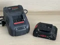 Produktbild: Bosch Professional Schnellladegerät GAL1880CV + 18V 4.0Ah Li-Ion Akku ProCore