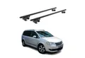 Produktbild: OMAC Dachträger Alu Grundträger für VW Touran 1T 5T 2003-2025 5 tür Schwarz ABE 2x (2-St), Wasserbeständig,Abnehmbar,Multifunktional,Leichtgewichtig