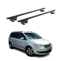 Produktbild: Dachträger Grundtäger für VW Touran 1T 5T 2003-2026 5 tür 90kg Alu Schwarz ABE