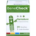 Produktbild: BENECHECK Harnsäure-Teststreifen BK-U1 25 St PZN13906328