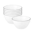 Produktbild: Seltmann Weiden Müslischalen Lido Black Line ø 15 cm 6er Set