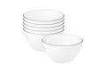 Produktbild: Seltmann Weiden Schale Lido Black Line Müslischalen ø 15 cm 6er Set, Porzellan, (6 Schalen, 6-tlg)
