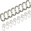Produktbild: Liedeco Gardinenring, Gardinenstangen, (Set, 8-St., mit Faltenlegehaken), für Gardinenstangen Ø 16 mm