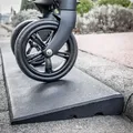 Produktbild: Bordsteinrampe 100x25x4,5 cm Rollstuhlrampe - Schwarz