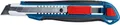 Produktbild: Bosch Professional Cutter Messer (18 mm Klinge) Soft-Grip-Struktur, Blau