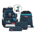 Produktbild: STEP BY STEP SPACE SHINE SCHULRANZEN RANZEN SET - SHARK DEXTER NEU