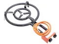 Produktbild: Gasbrenner Gaskocher 40 cm für Paellapfanne Paellagasbrenner 2 Ringe regelbar
