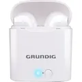 Produktbild: Grundig Bluetooth Kopfhörer – In Ear Earbuds 400 mAh – Ohrhörer mit 2 Stunden Wiedergabezeit – Kabellose Kopfhörer für freihändiges Tele... - Weiß
