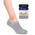 Produktbild: Fiera Besa Sneakersocken 5 Paar Damen & Herren, Unisex-Socken, Füßlinge beige|blau|grau|schwarz 35-38
