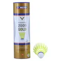 Produktbild: Victor Badmintonbälle Shuttle 2000 Nylon gelb Dose 6er, Geschwindigkeit: schnell