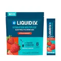 Produktbild: Liquid I.V. Hydration Multiplier - Strawberry - Hydration Powder Packets | Electrolyte Drink Mix | Easy Open Single-Serving Stick | Non-GMO | 16 Sticks