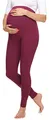 Produktbild: Merry Style Damen Lange Umstandsleggings aus Viskose MS10-297 (Weinrot, XL)