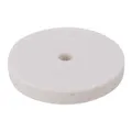 Produktbild: wolfcraft Polierfilzscheibe I 2130000 I Ø 75 mm zum Auftragen von Polituren und Wachsen auf Holz, Kunststoff, NE-Metall I Polierscheibe Filz Bohrmaschine