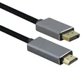 Produktbild: Helos Premium Connection Cable DisplayPort Male/HDMI Male 1.0 m Black
