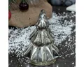 Produktbild: Antikas Weihnachtsfigur Skulptur, Weihnachtsbaum aus Glas, Silber, Tischdeko zu Weihnachten