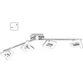 Produktbild: LED Deckenstrahler LEA 4-flammig Chrom mit Kristalleffekt, Breite 83cm