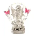 Produktbild: HAC24 Garten Solar LED Dekofigur Elfe mit Schmetterlingen Solarleuchte Gartenfigur Solarlicht Solarlampe Deko Figur Gartendeko Gartenleuchte