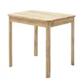 Produktbild: Esszimmertisch klein Eiche massiv Esstisch Küchentisch Speisetisch Tisch 80cm