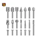 Produktbild: Holzschnitzerei Bohrer Set 20 Stück HSS-Drehfräser Gravurst