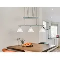 Produktbild: Trio - Pendelleuchte Stamina Mit Glas 3-flammig Höhenverstellbar 80-180cm, B:66cm