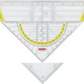 Produktbild: BRUNNEN Geometrie-Dreieck 16cm klar 1049754