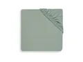 Produktbild: Spannbettlaken Spannbetttuch Jersey 60x120cm - Aschgrün