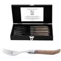 Produktbild: Laguiole Style de Vie Gabel-Set, Natur, Holz, Essen & Trinken, Besteck, Gabeln